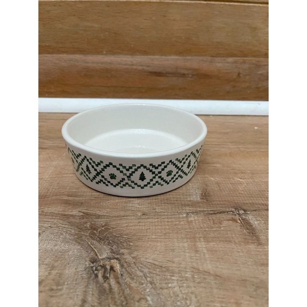 HTF NWT Rae Dunn  Christmas Pet Bowl